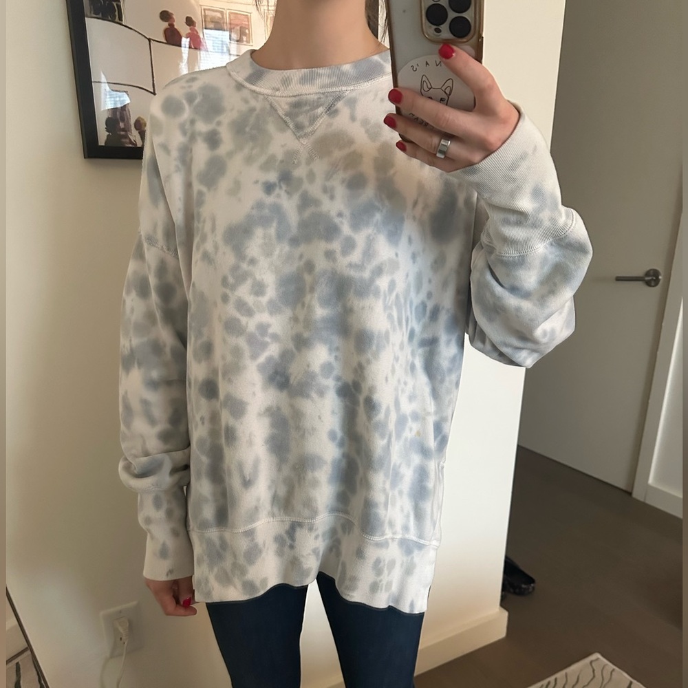 Oversized tie dye sweatshirt